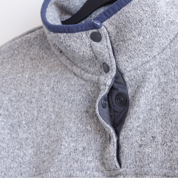 Eddie Bauer Snap Button Fleece Grey Size US M - Picture 5 of 6